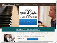 Tablet Screenshot of newenglandmusicstudio.com